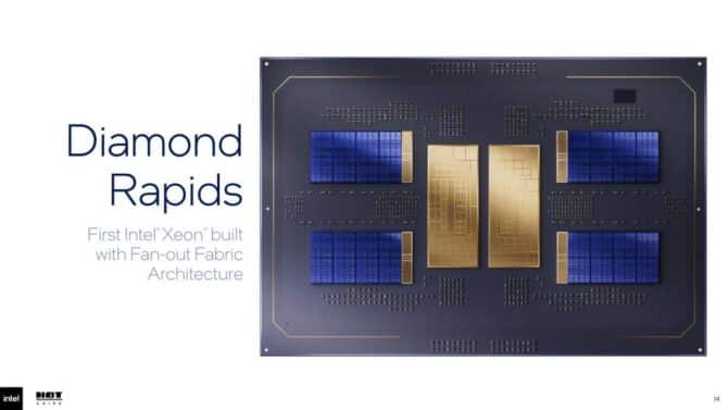 Intel présente Diamond Rapids, son Xeon 2027 à 256 cœurs, lors de Hot Chips 2026