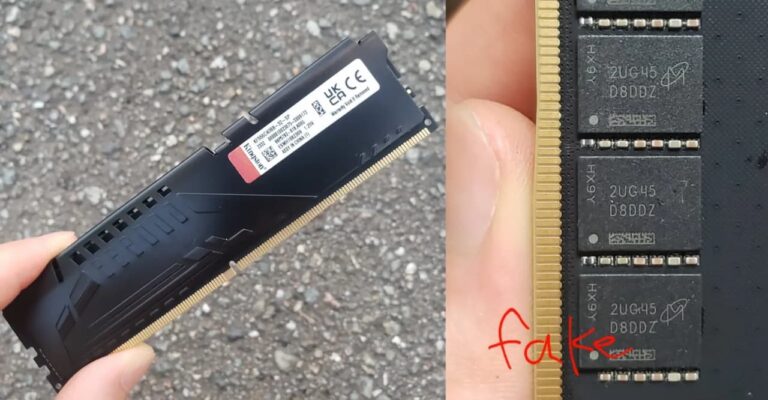 Il maquille de la DDR5 Kingston avec des puces mémoire en DDR4 !
