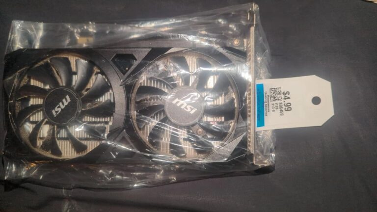 Il achète une RTX 3050 pour 5 dollars canadiens !
