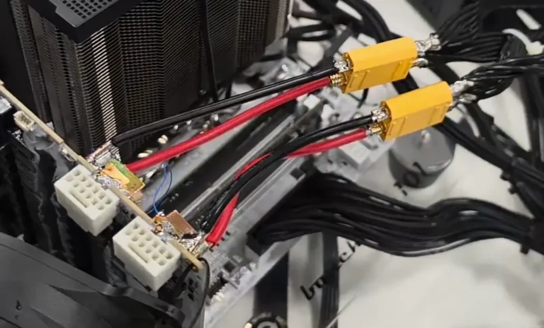 Il bypass les connecteurs 12V-2×6 de sa RTX 5090D HOF OC LAB XOC