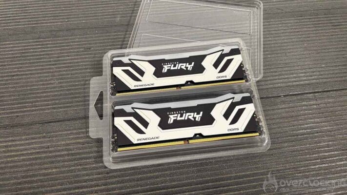 Kingston Fury Renegade 2x24Go 8400MTs déballage