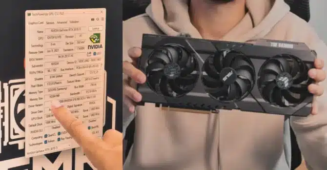 Un modder recrée une RTX 3070 Ti 16 Go GDDR6 jamais commercialisée