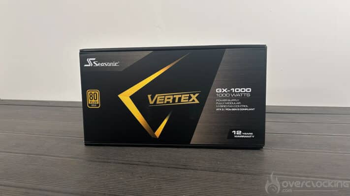 Seasonic Vertex GX-1000 emballage