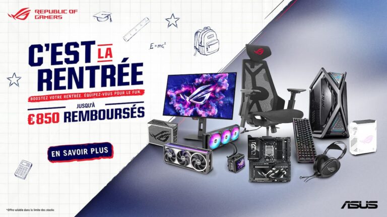 Back to School : profitez d’un cashback ASUS pour la rentrée !