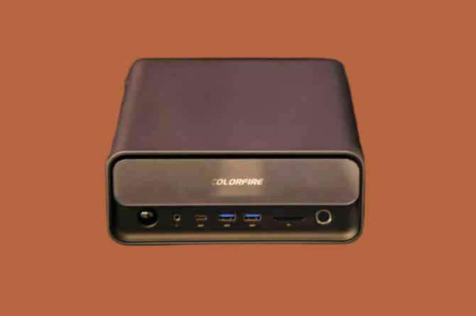 Un mini PC Colorful avec jusqu’à 192 Go de RAM et un APU AMD Gorgon Halo
