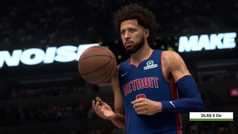 Le DLSS 5 dans le jeu NBA 2K27