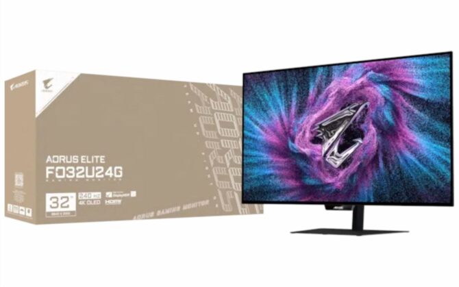 Gigabyte Aorus Elite FO32U24G : un écran 4K Dual-Hz avec dalle Tandem-WOLED