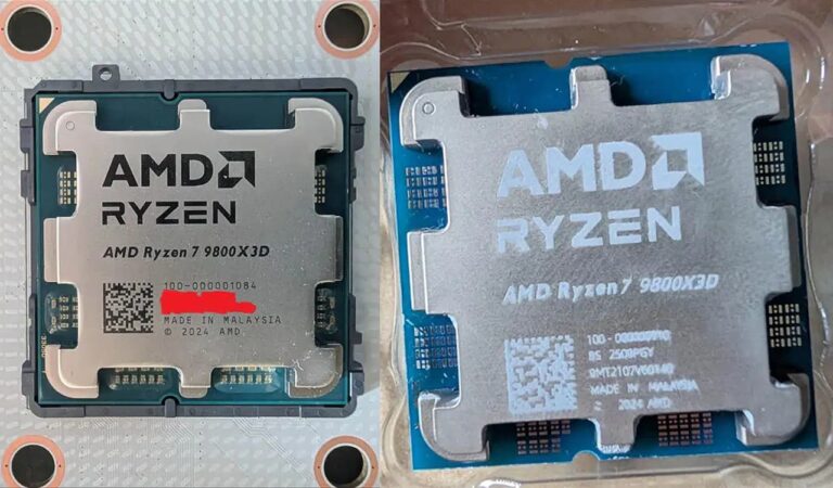 Ryzen 7 9800X3D : des contrefaçons vendues chez Walmart !
