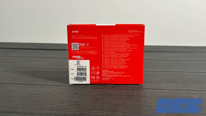 XPG MARS 980 BLADE emballage