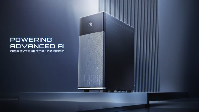 Gigabyte annonce son PC AI Top B850 pour l’intelligence artificielle !
