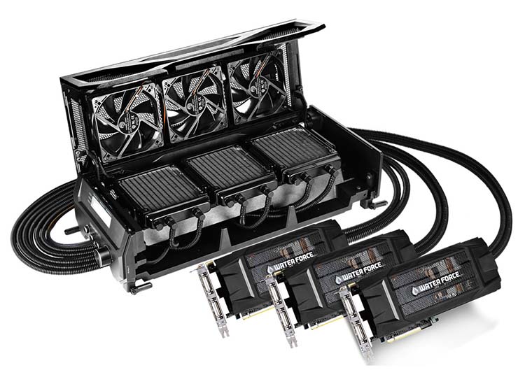Gigabyte GTX 980 WaterForce Tri-SLI