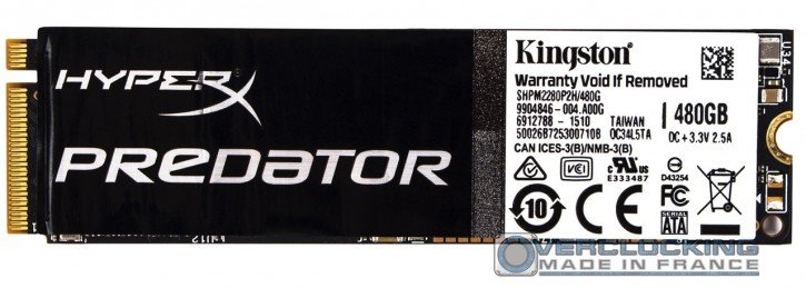 Kingston HyperX Predator PCIE SSD M2 480go (5)