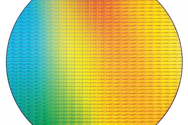 intel wafer