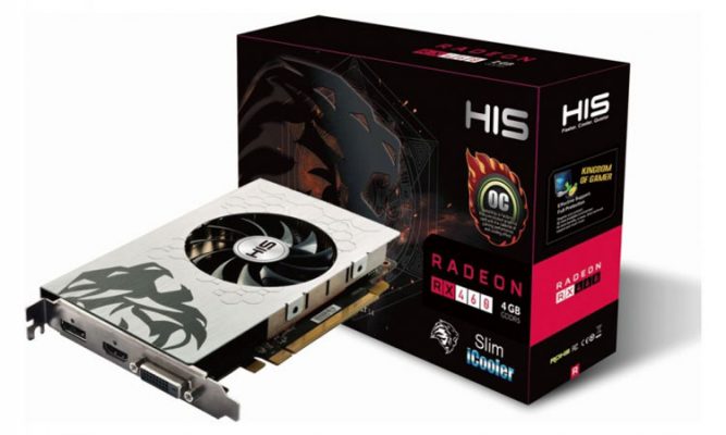 HIS RX 460 Slim iCooler 1