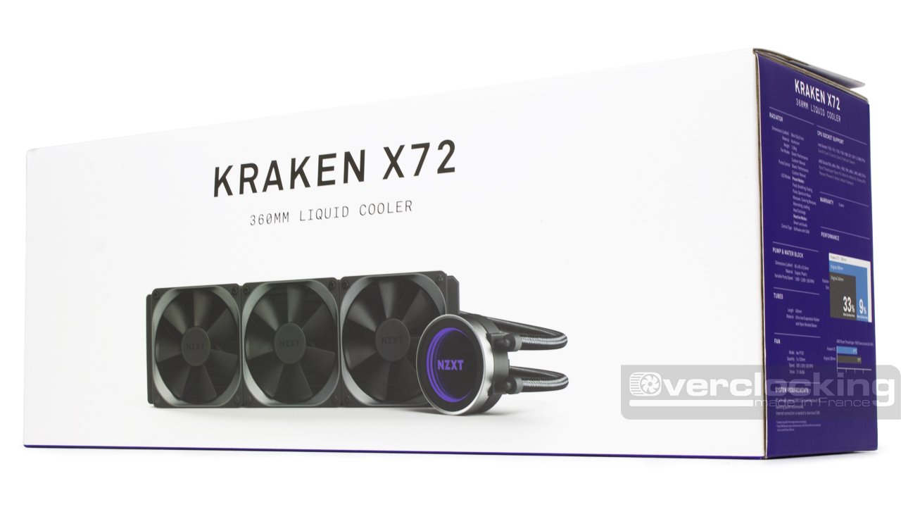 Test Review Nzxt Kraken X72 Un Aio En 360 Mm Particulierement Beau