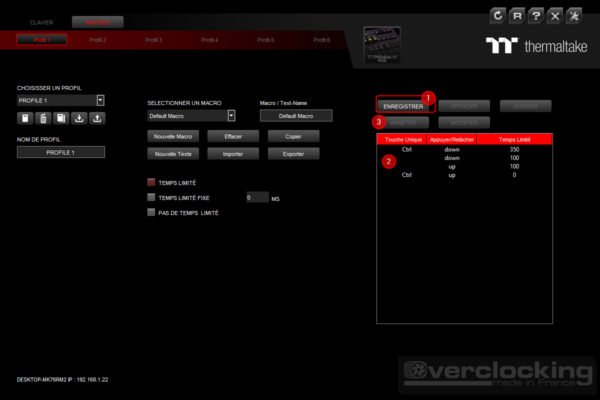 Thermaltake X1 RGB Logiciel