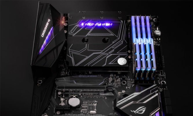 EKWB EK-FB ASUS C6H RGB Monoblock - ASUS Crosshair VI Hero