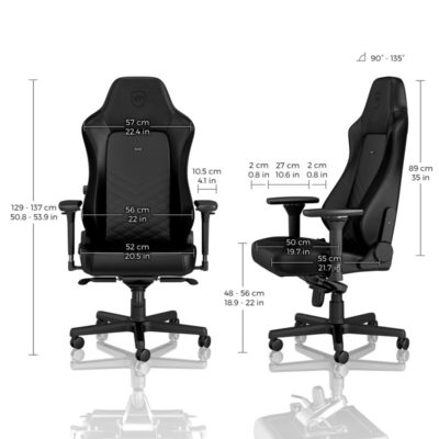 Noblechairs hero dimensions