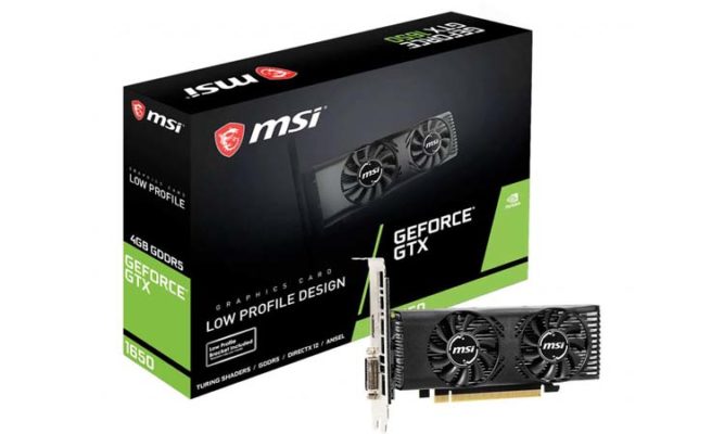 MSI GTX 1650 Low Profile