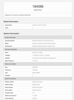 Nvidia Ampere geekbench leaks Nvidia Ampere geekbench leaks
