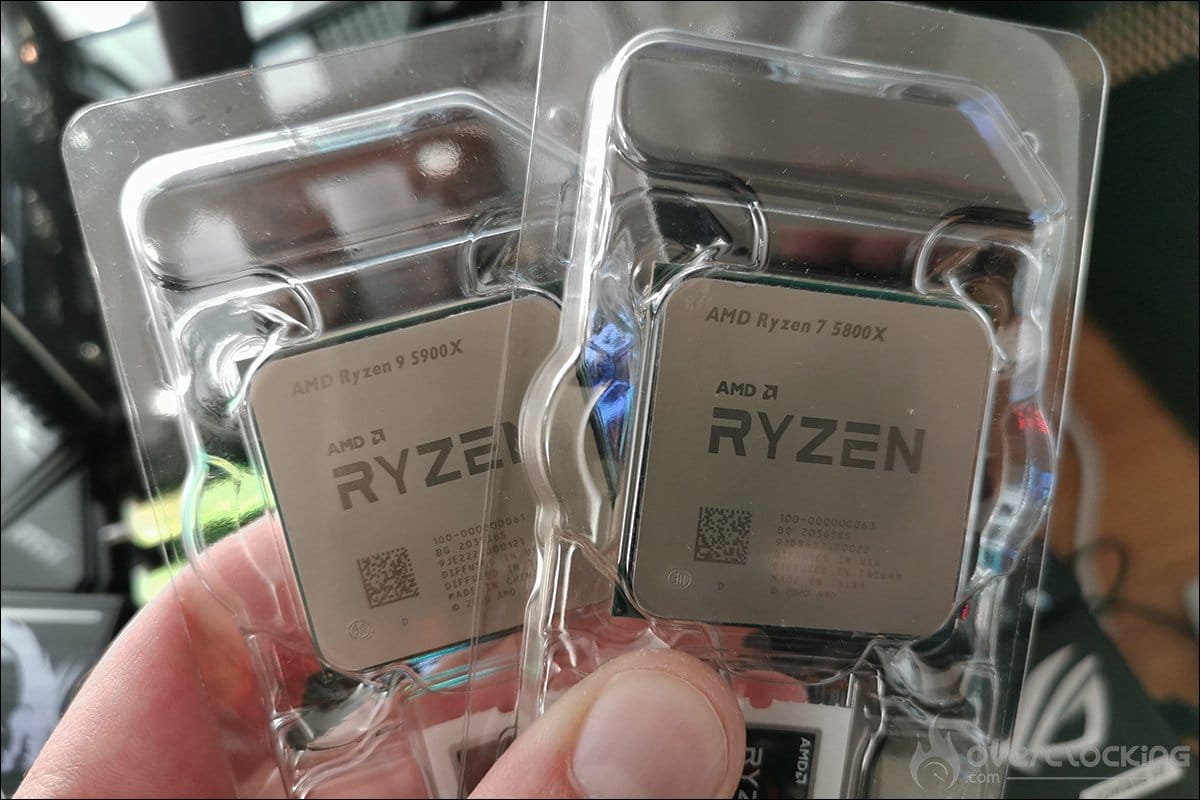 Ryzen AMD 5800X et 5900X